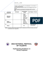 Sining Tanghalan 2024 Guidelines