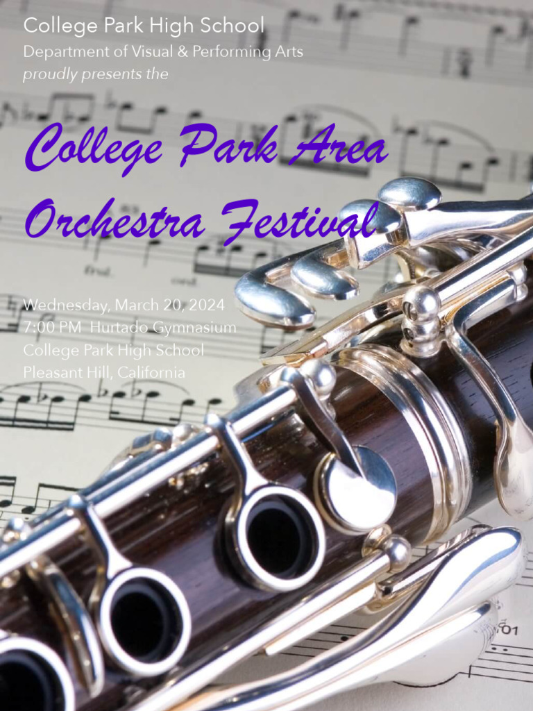 CP Area Orchestra Program.2024 | PDF | Orchestras | Performing Arts