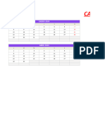 Calendario 2023 2024 en Excel