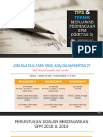 Tips Teknik Menjawab Perniagaan SPM Latest