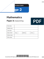 SAT KS2 Mathematics 2023 Paper3 Reasoning