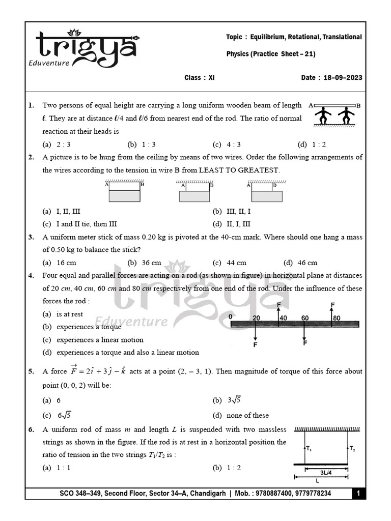 21-equilibrium-rot-translational-ps-21-on-18-09-2023-download-free