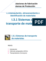 I.3.1 Sistemas de Transporte de Materiales