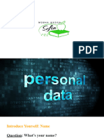 1 Personal Data