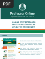 Acesso ao Diário do Professor Online | PDF