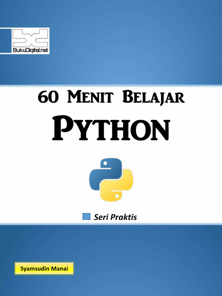 60 Menit Belajar Python Pdf