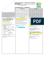 CALENDÁRIO 1ºSEMESTRE EXTERNO