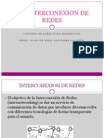 5.4. Interconexion de Redes: Cynthia Beatriz Diaz Rodriguez Prof. Juan de Dios Aguilera Calixto