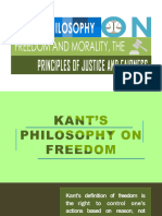 Lesson 3 Kants Philosophy On Freedom and Morality