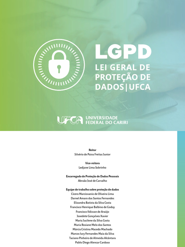 Cartilha sobre LGPD e Proteção de Dados | PDF | Justiça | Crime e Violência