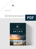 Free Iphone LUT Manual