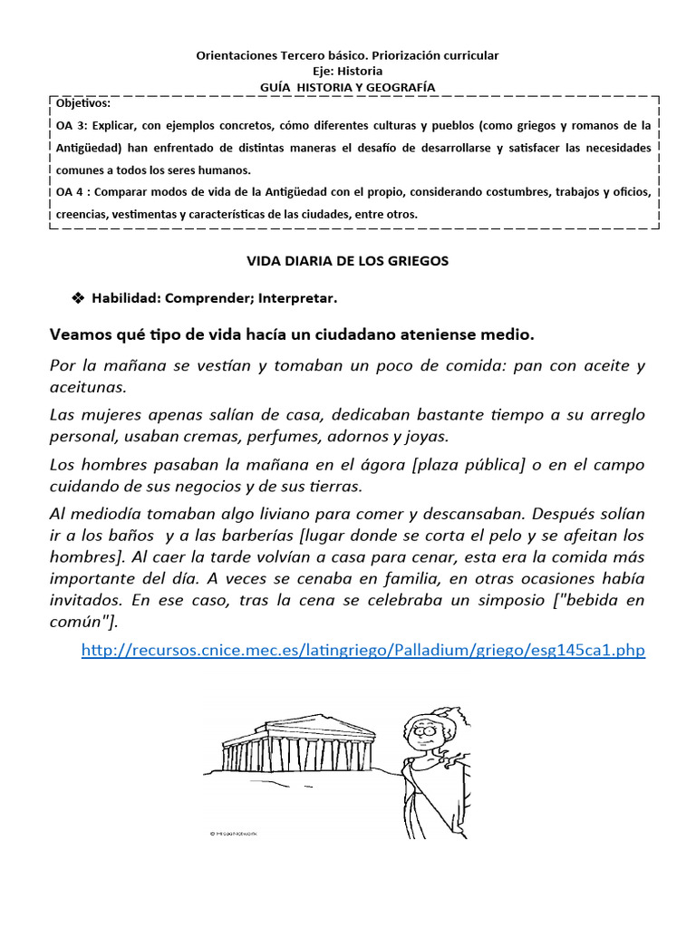 Vida Diaria en la Antigua Grecia | PDF | Antigua Grecia