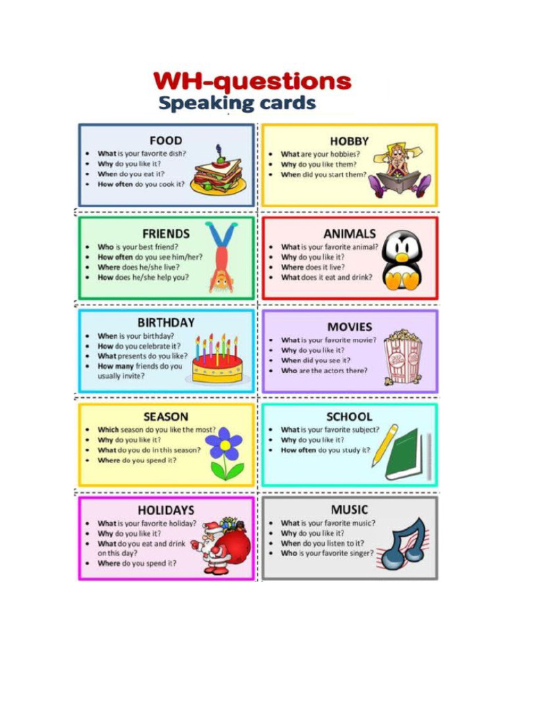Class 3 Activity Cards | PDF