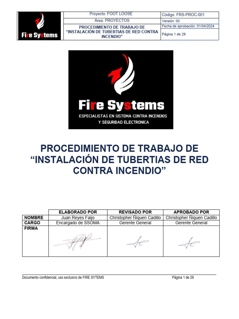 Instalación de Tubertías Contra Incendio | PDF | Soldadura | Construcción
