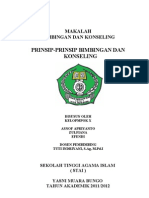 Makalah Prinsip Bimbingan Konseling