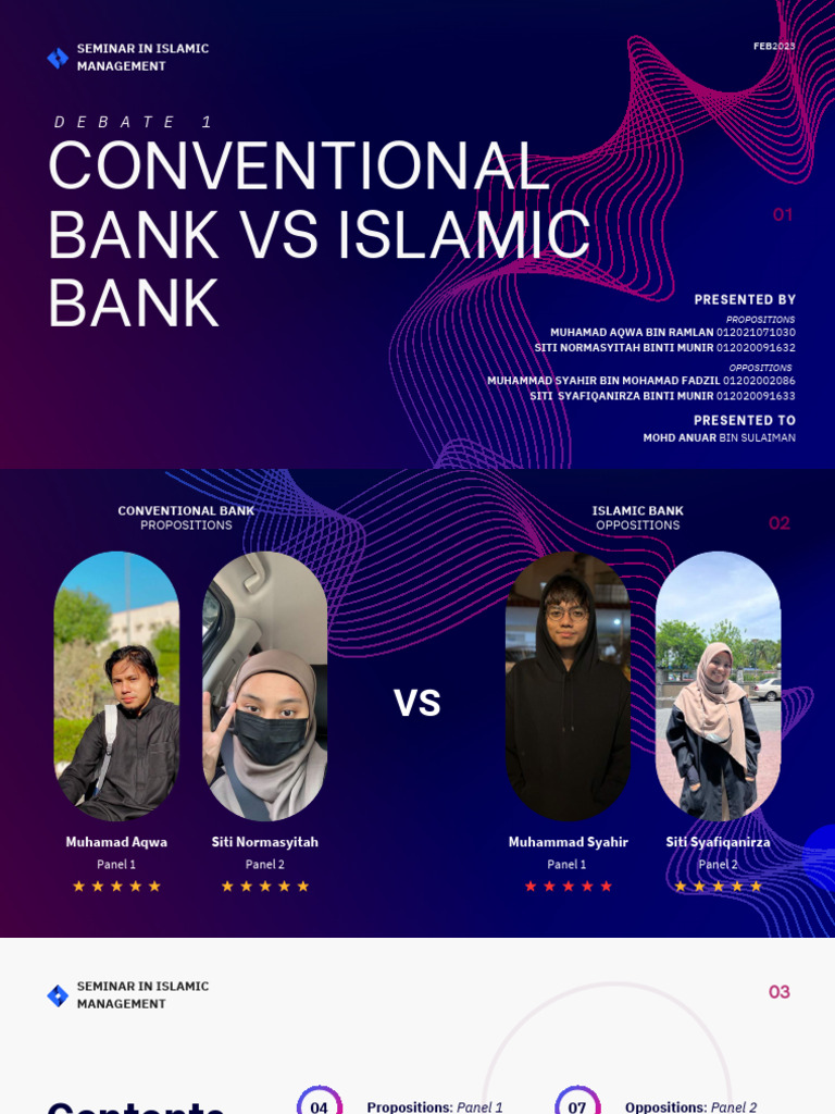Debate Conv Vs Islamic Banking-2-Compressed | PDF | Islamic Banking And ...