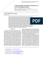 Strategic Orientation and Sustainable Competitive Performance of Family Firms Evidence of An Emerging Economy