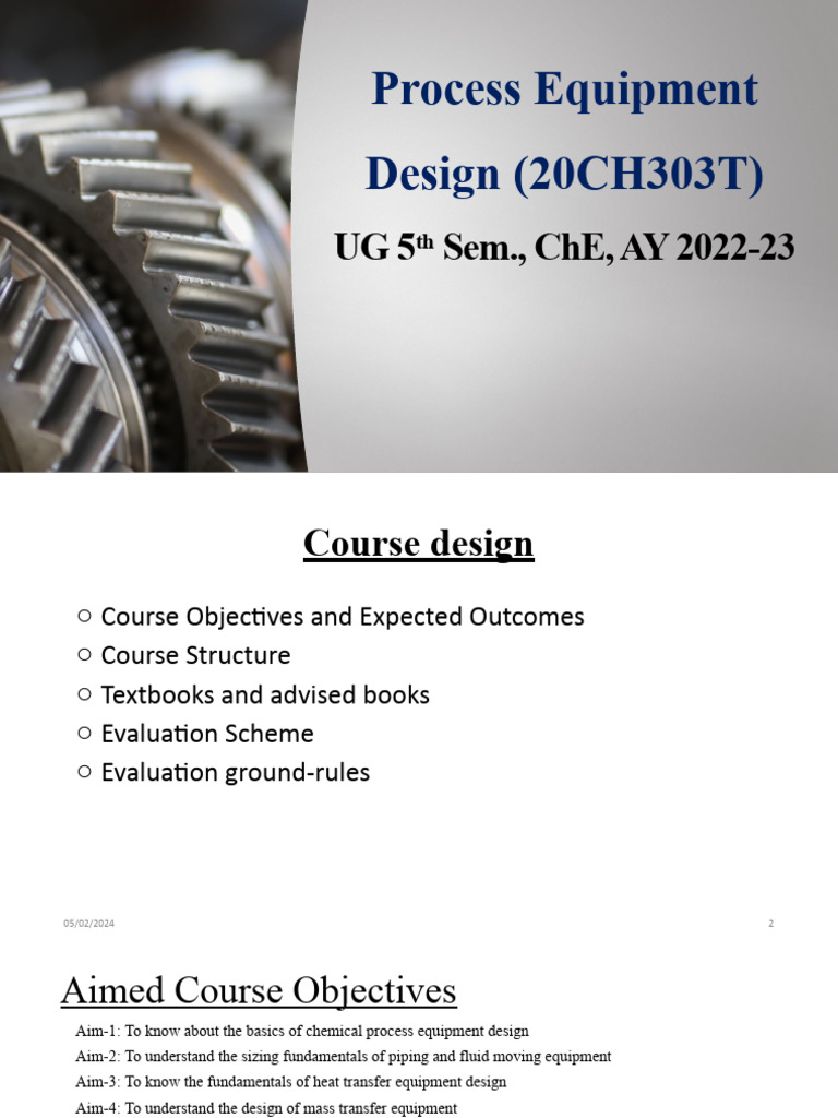 Process Equipment Design | PDF | Pump | Heat Exchanger