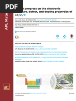 Ga2O3 Materials and Device Review | PDF | Epitaxy | Solid State