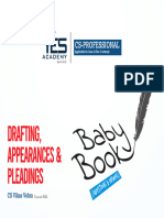 Drafting Baby Book Q&A CS Professional CS Vikas Vohra, YES Academy