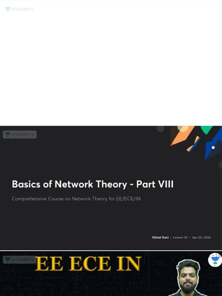 Basics of Network Theory - Part VI With Anno 1714220045581 | PDF