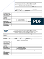 Students On Duty Application Form