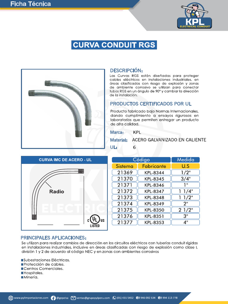 CURVA 90 RGS | PDF