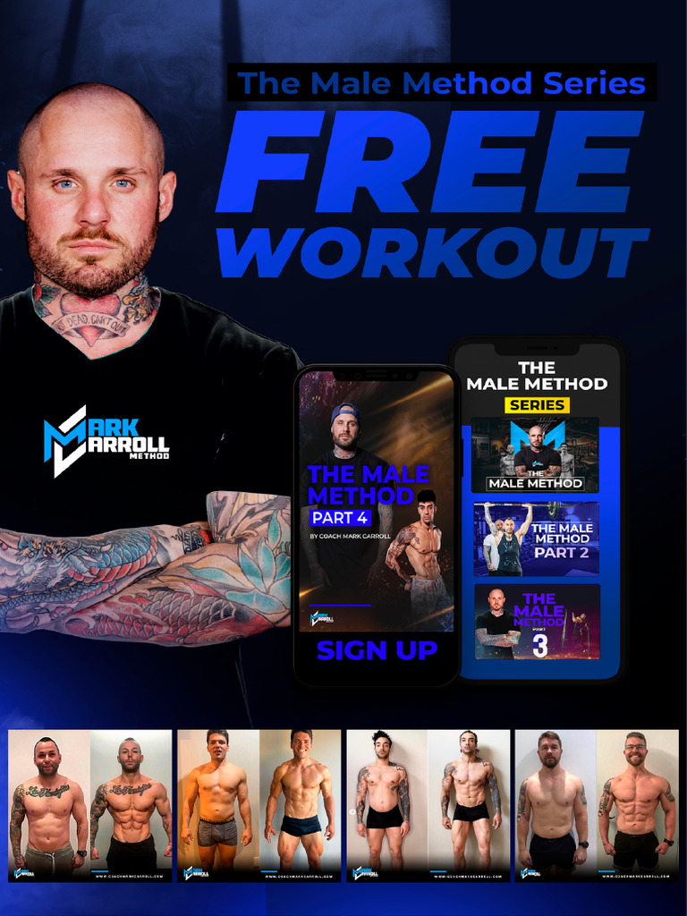 Mark Carroll The Male Method PDF Strength Training Weight Training