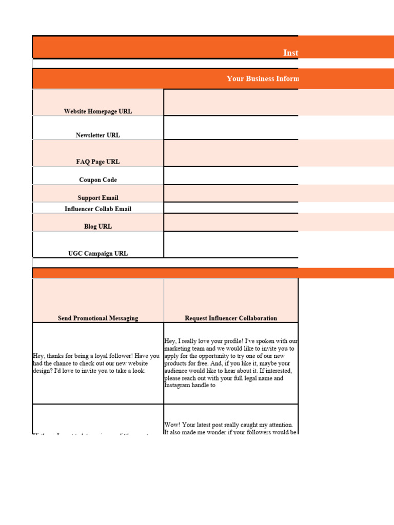 Instagram Direct Message SCRIPT | PDF | Faq