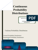 Continuous Probability Distributions