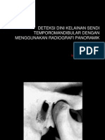Deteksi Dini Kelainan Tmj Seminar Radio Diagnosis in Dentistry