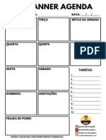 Planner Agenda (Modelo de Apoio Bônus)