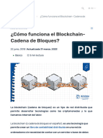 Cómo Funciona La Cadena de Bloques (Blockchain) - Bit2me