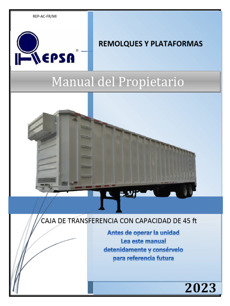 Manual RT 45 2023 | PDF | Tornillo | Bomba