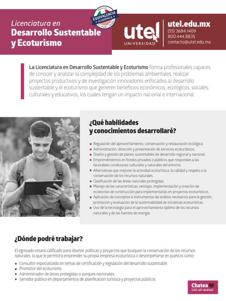 Licenciatura en Desarrollo Sustentable y Ecoturismo | PDF | Desarrollo ...