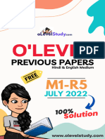 M1-R5) July 2022 O Level Old Paper PDF