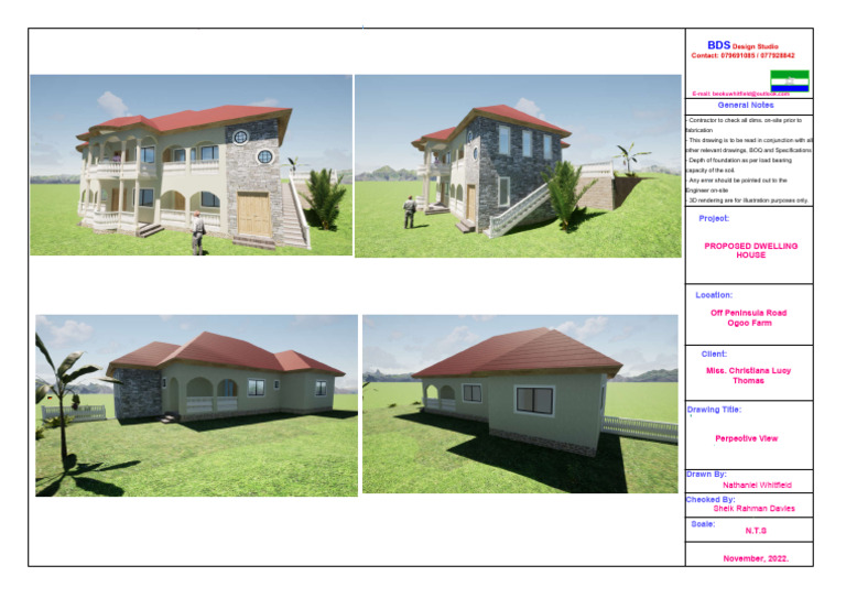 Proposed Dwelling House Plans | PDF | Art
