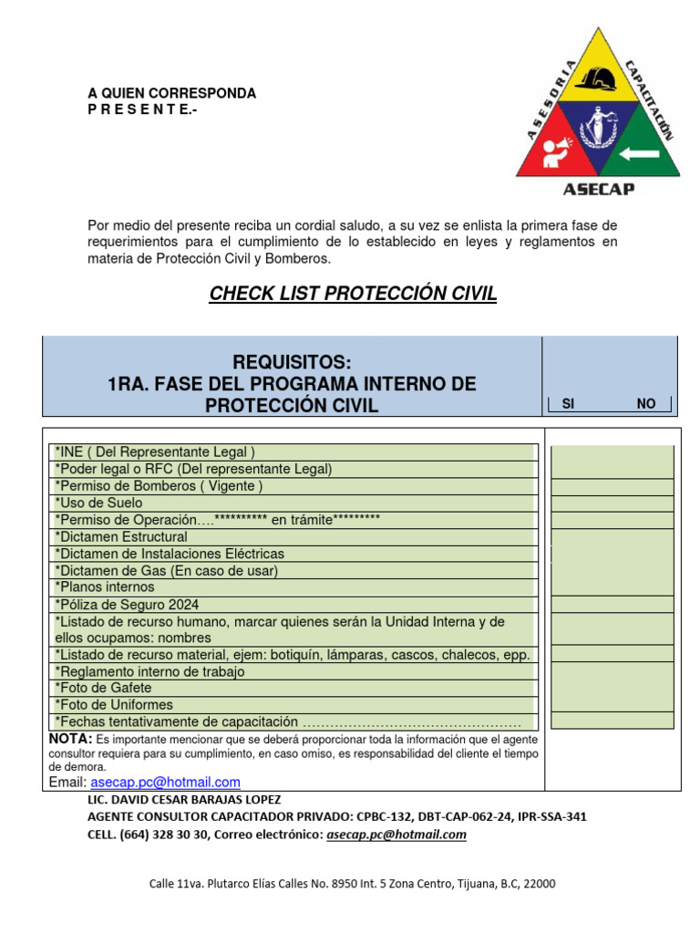 REQUISITOS PIPC | PDF