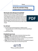 Ethogram Behavior Data