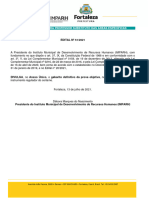 Edital 51 2021 Gabarito Definitivo Selecao Professor Areas Especificas SME Ed 20 2021