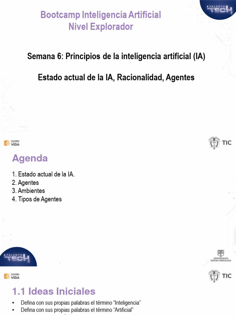 Principios de Inteligencia Artificial en IA | PDF | Inteligencia (IA) y ...