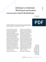 Texto 1 - O Estatuto Da Medicalização e As Interpretações