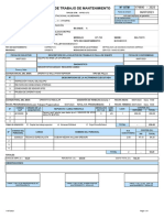 Orden de Trabajo de Mantenimiento: Red Prestacional Almenara Hospital - Ii - Vitarte Administración A