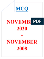 Mcq Nov 2020