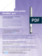 Lantus Solostar Pen Guide