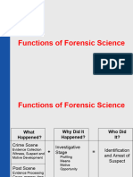 Functions of Forensic Science