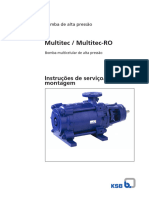Multitec / Multitec-RO: Instruções de Serviço/ Montagem