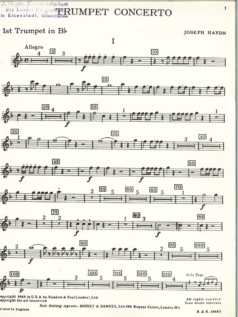 Trumpet 1 | PDF