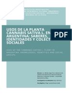 Usos de La Planta Cannabis Sativa L. en Argentina: Saberes, Identidades y Colectivos Sociales PDF
