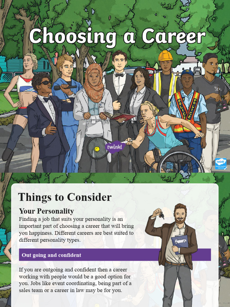 Za Lo 4 Choosing A Career Powerpoint Ver 1 | PDF